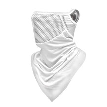 Balaclava Wosawe Máscara Bandana Elástica Ajustável Respirável Com Proteção UV50+ Branca