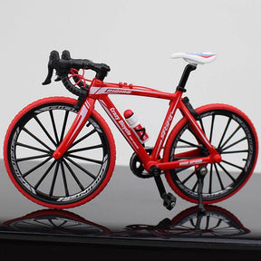 Miniatura de Bicicleta MTB e Speed de Metal Speed Vermelha