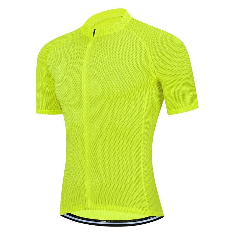 Camisa Esportiva Ciclismo Masculina Secagem Rápida Verde Neon