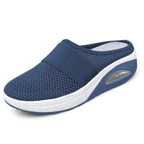 Calçado Ortopédico Feminino Retrô Azul