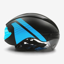 Capacete de Ciclismo Profissional Shield Azul