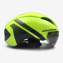 Capacete de Ciclismo Profissional Shield Verde